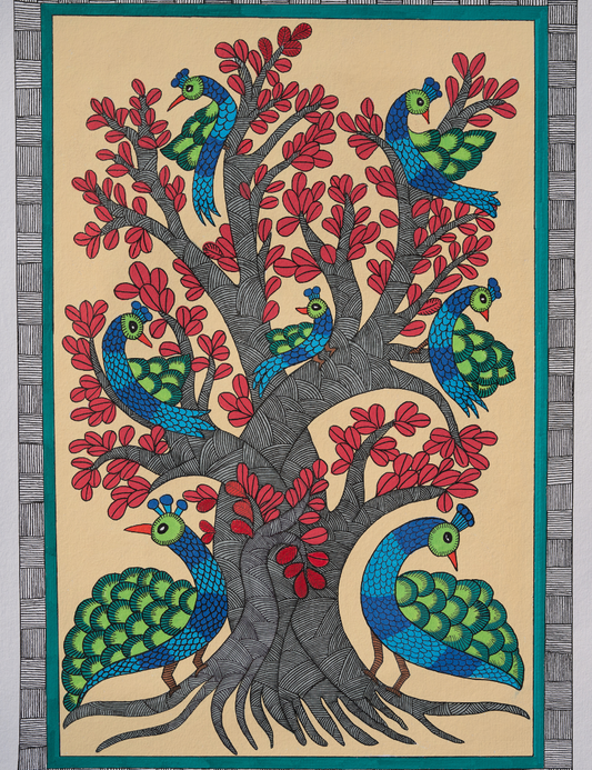 Gond Tree of life folk