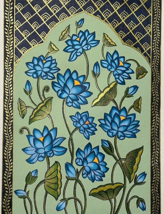 Kalamkari Lotus