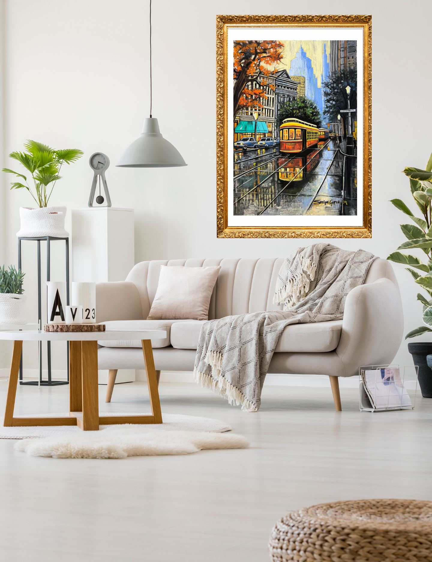 Cityscape In Rain