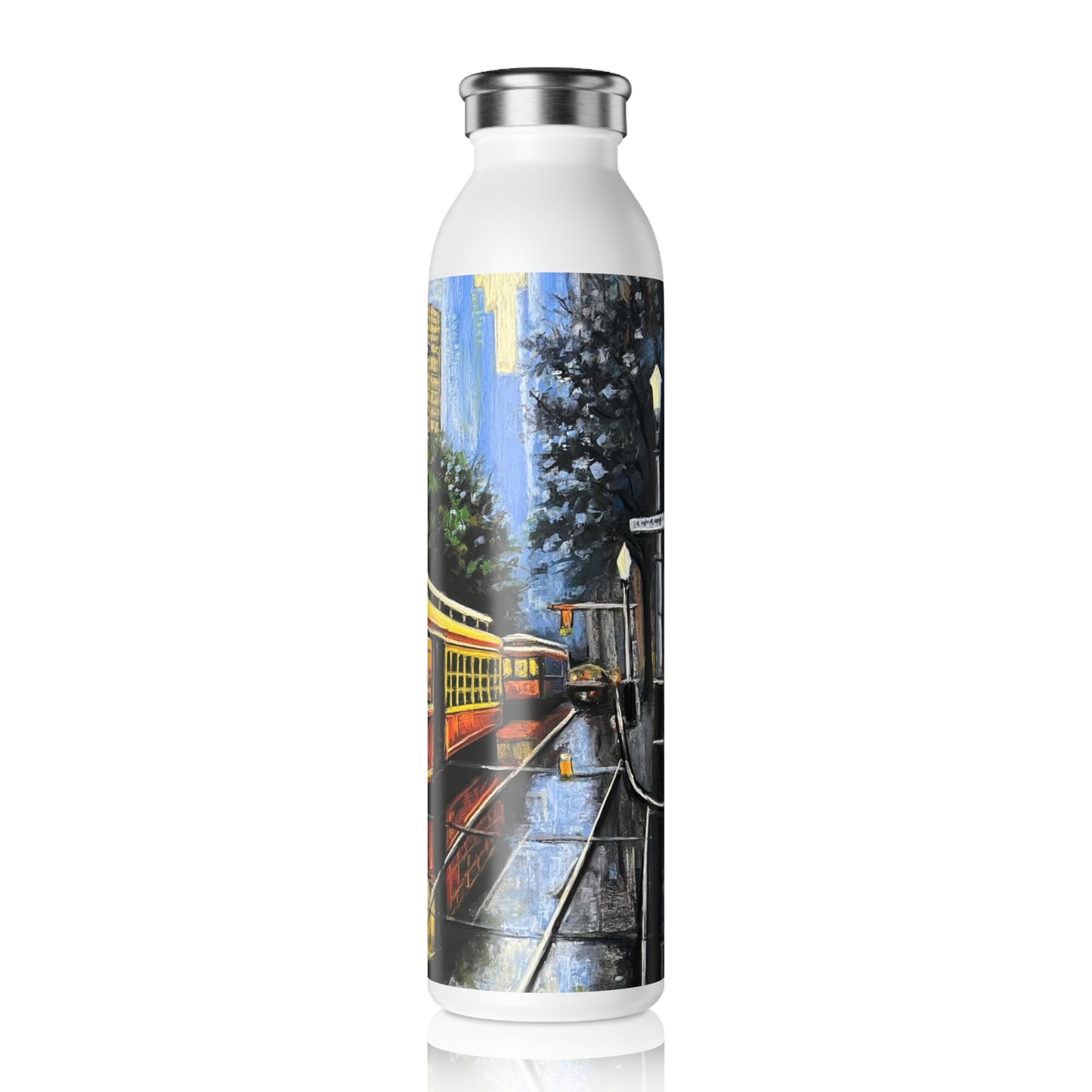 Cityscape Slim Water Bottle