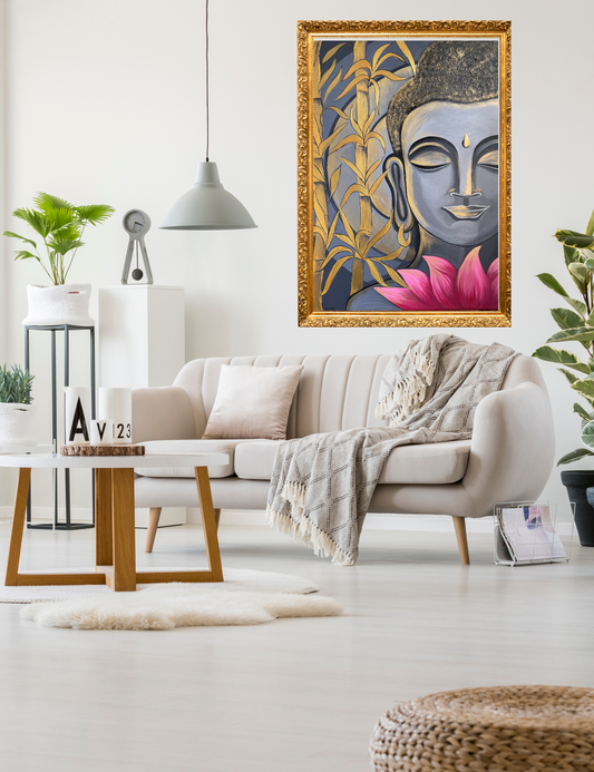 Golden Hue Buddha