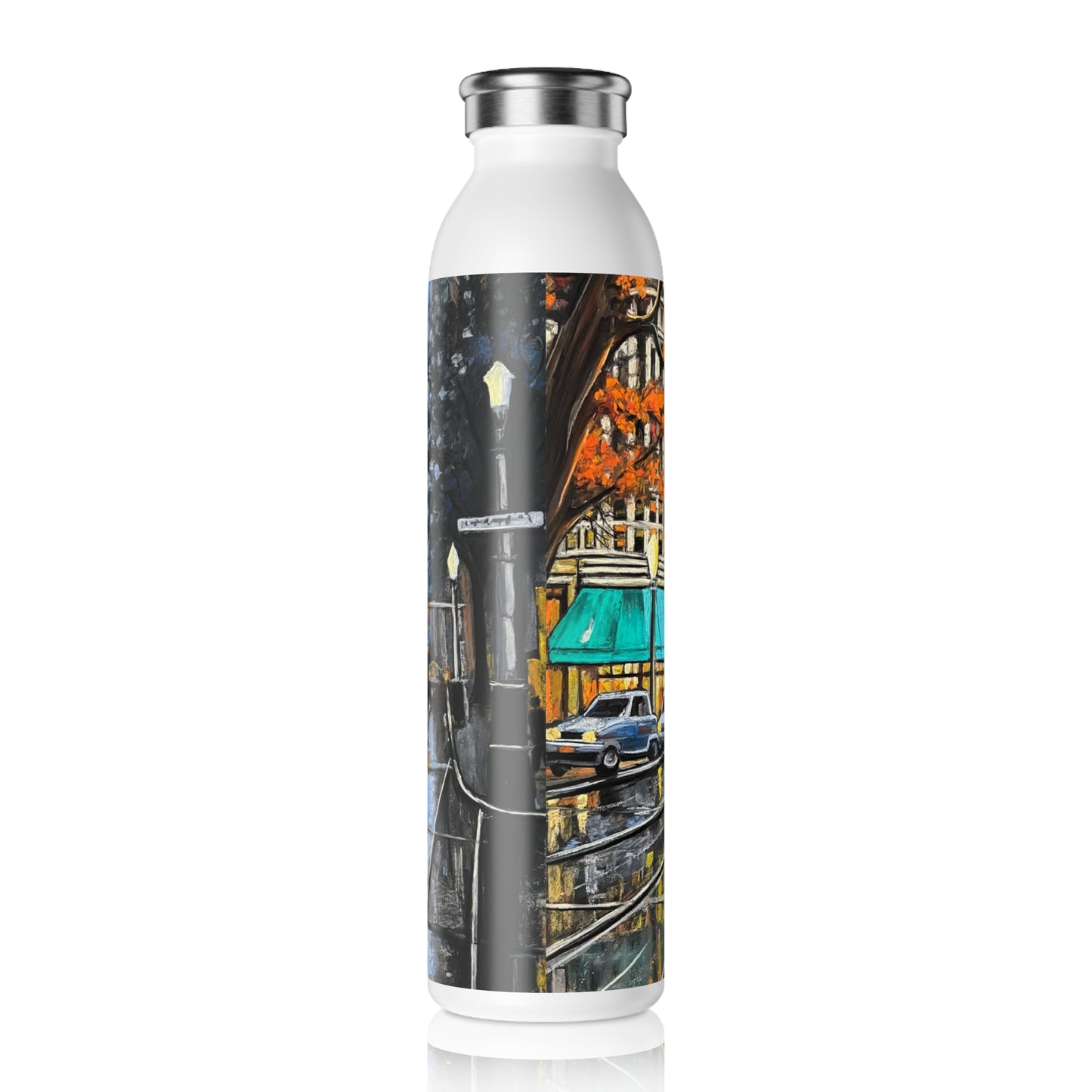 Cityscape Slim Water Bottle