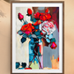 Flowers oil pastel