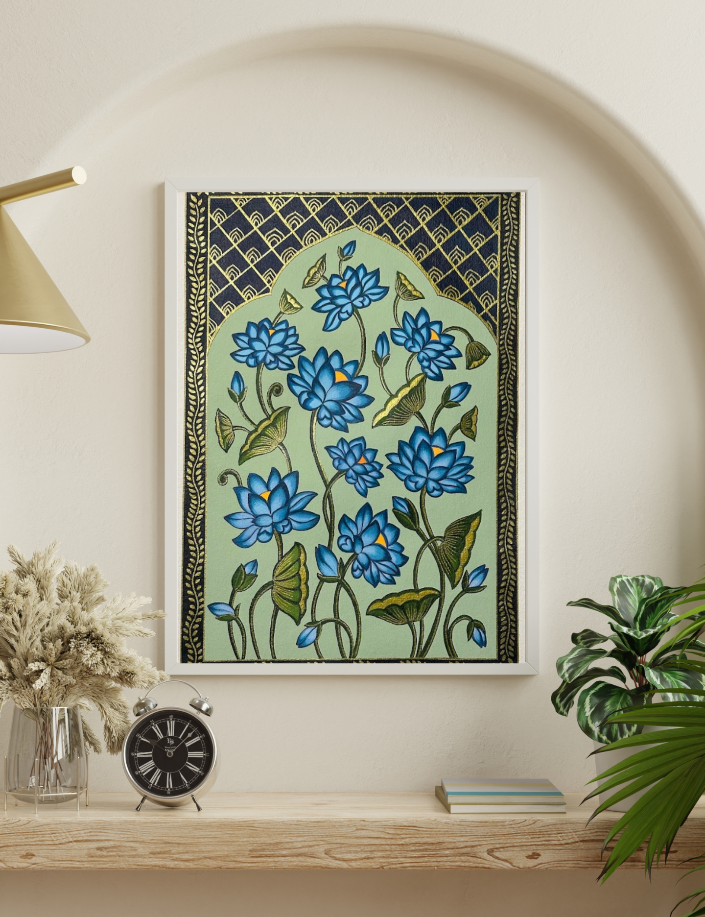 Kalamkari Lotus