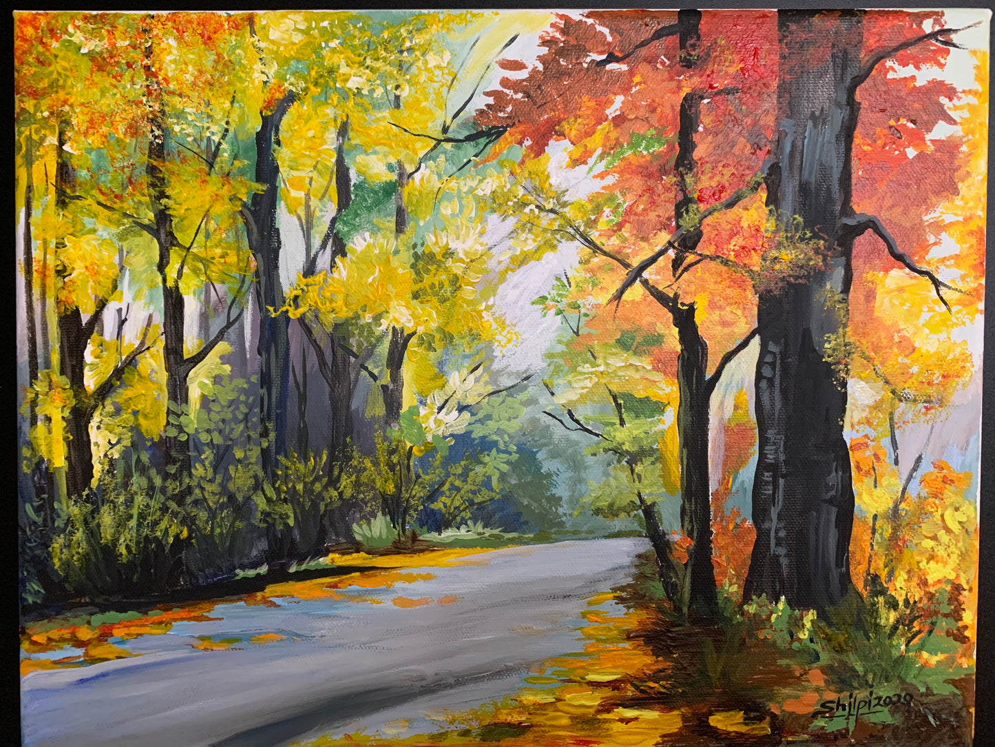 Landscape in Acrylic