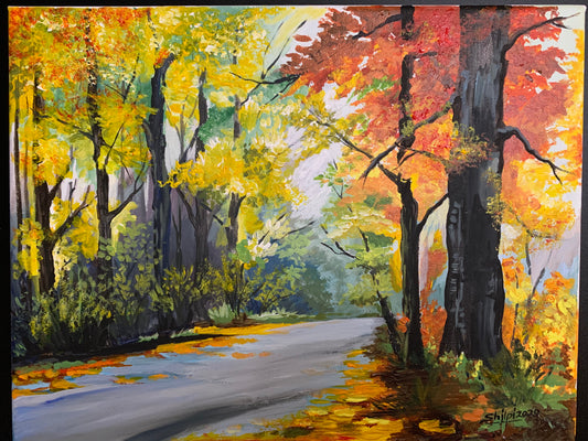 Landscape in Acrylic