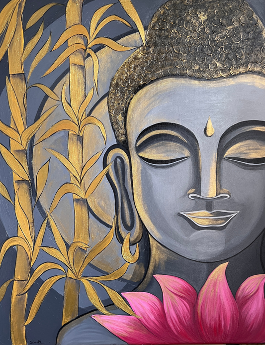 Golden Hue Buddha