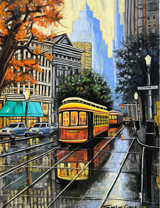 Cityscape In Rain